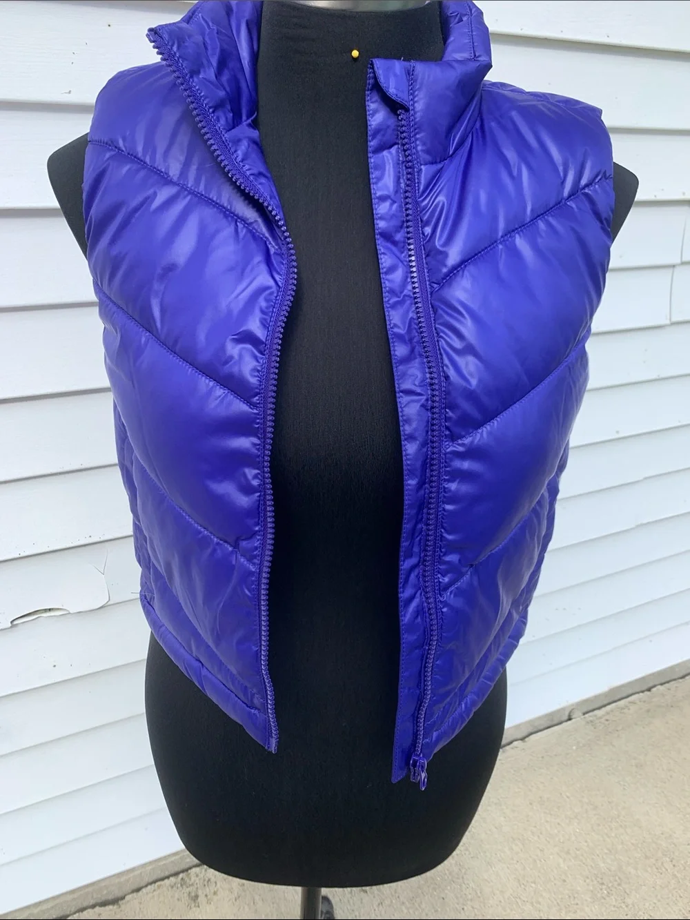 Xersion Purple Puffer Vest